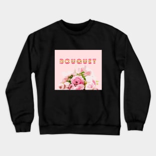 Floral Bouquet Watercolor Art Crewneck Sweatshirt